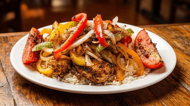 Chicken Kabob Combo.