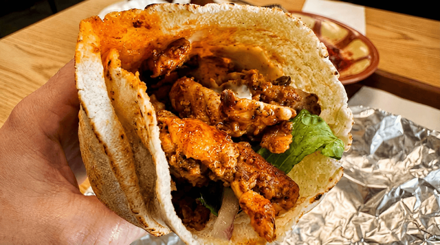 Chicken Kabob Pita.